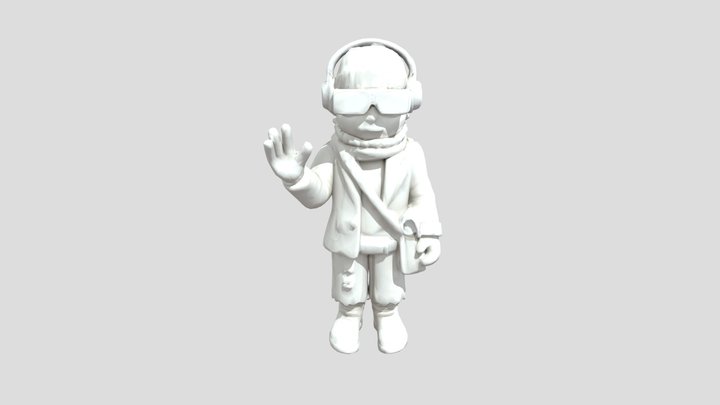Urban Explorer Figurine 3D Model