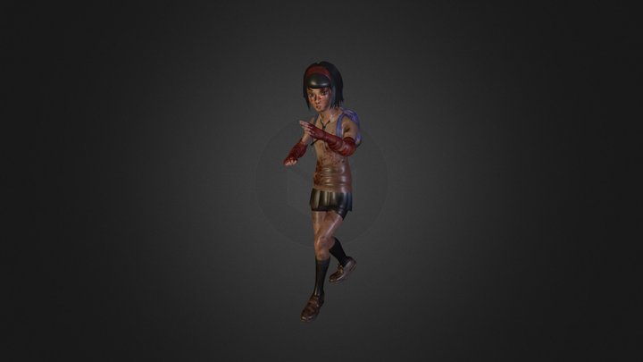 Zombie Playground Brawler 3D Model