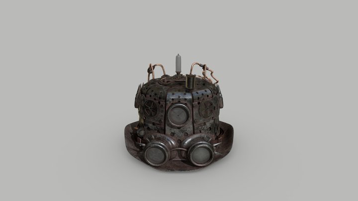 steampunk Hat 3D Model