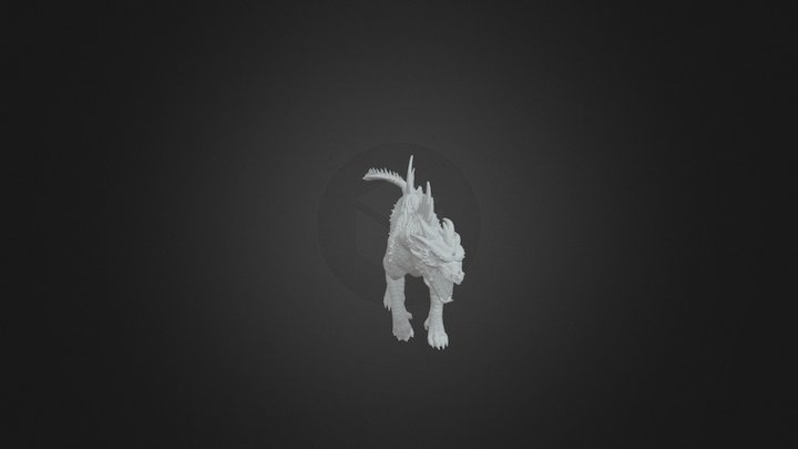 Scale Neck Dragon "Artax" 3D Model