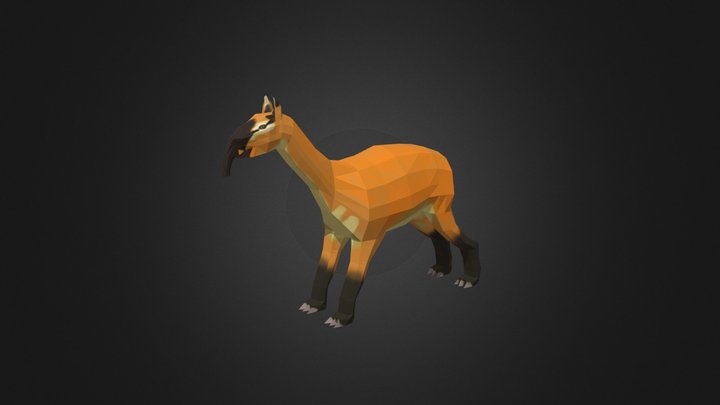 Macrauchenia 3D Model