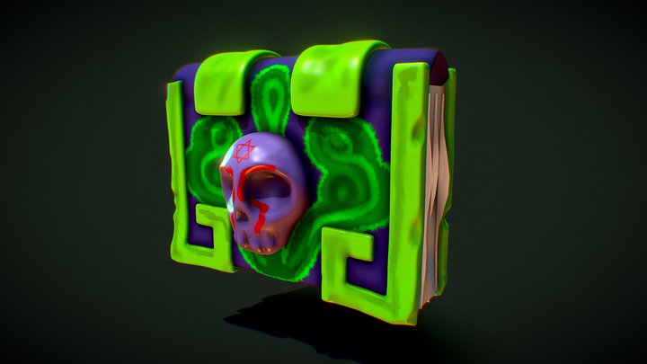 Libro de la muerte 3D Model