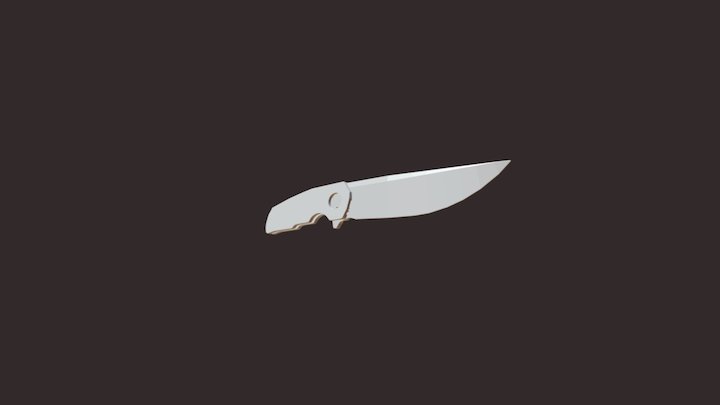 Flip knife. 3D Model
