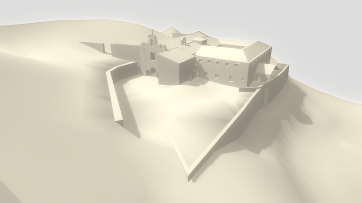 Convento dos Capuchos de Alferrara Portugal 3D Model