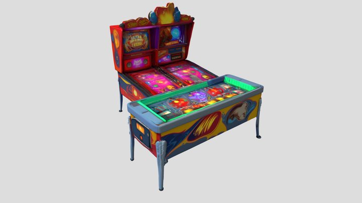 Merged Pinball – Kostenloses 3D-Modell STL