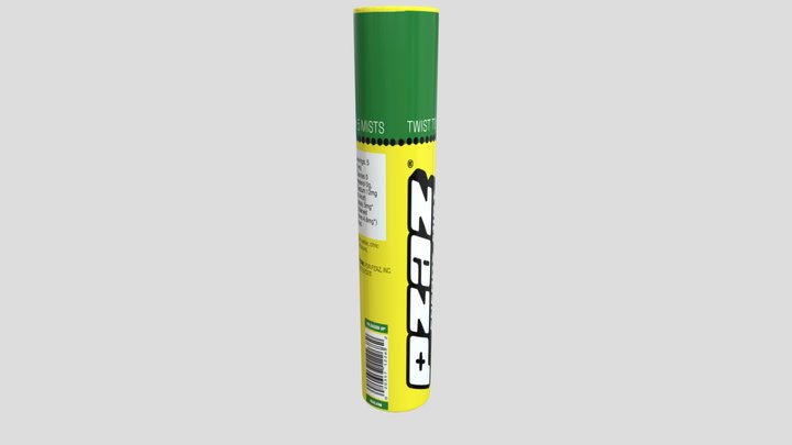 PZAZ Energy Mist - Sour Apple 3D Model
