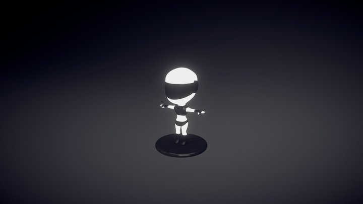 Basic SD character 3D Model