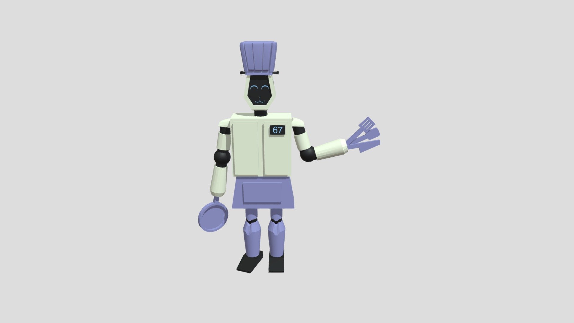 ChefBot - 3D model by ohnoyan [92c06af] - Sketchfab