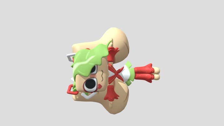 Jessie From Dandy World Modded 3D Model