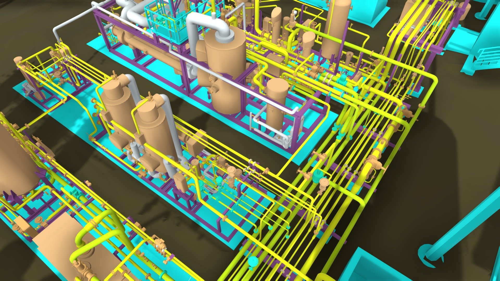 LNG plant near Katowice, Poland - 3D model by OCUPLAN ® (@LaserVision ...