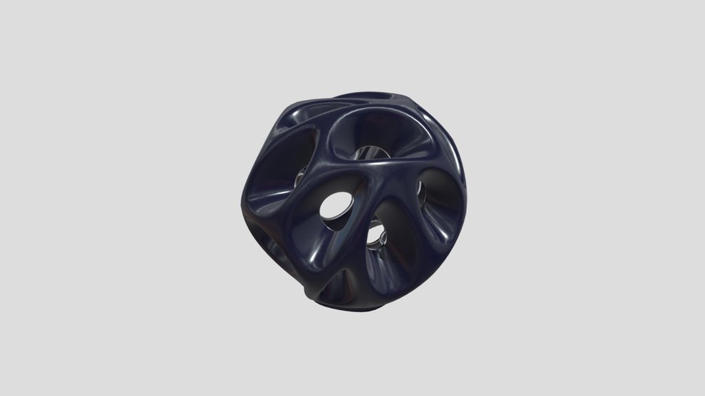 Decor Voronoi Ceramic Sculpture