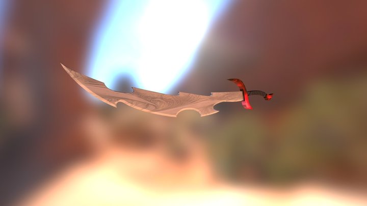 Scimitar Sword 3D Model