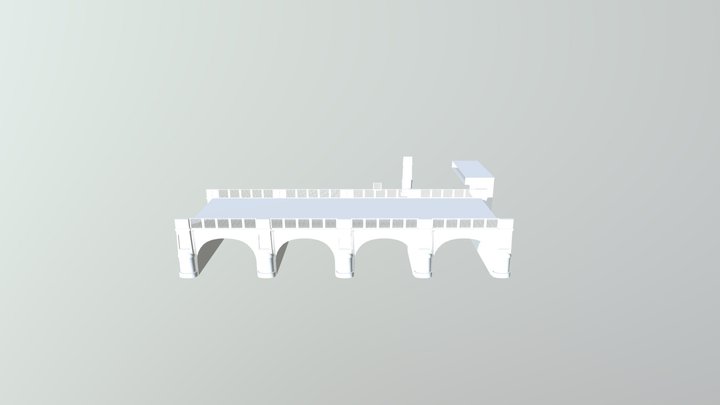 Beautiful Bridge 3D Model