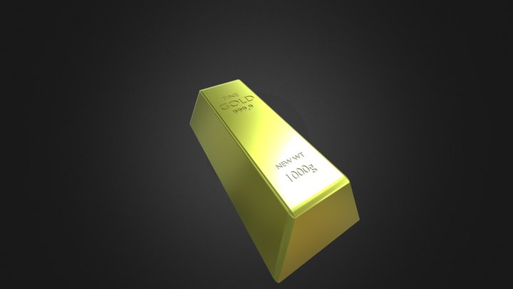 Golden Bar – Modello 3D gratuito STL