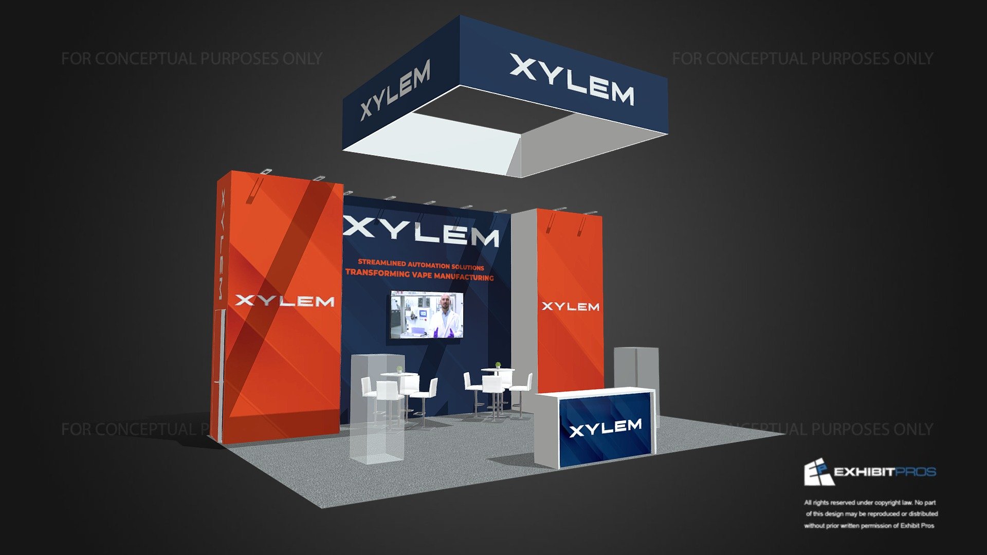 XYLEM MJ Bizcon 2024 3D model by ExhibitPros [92c6354] Sketchfab