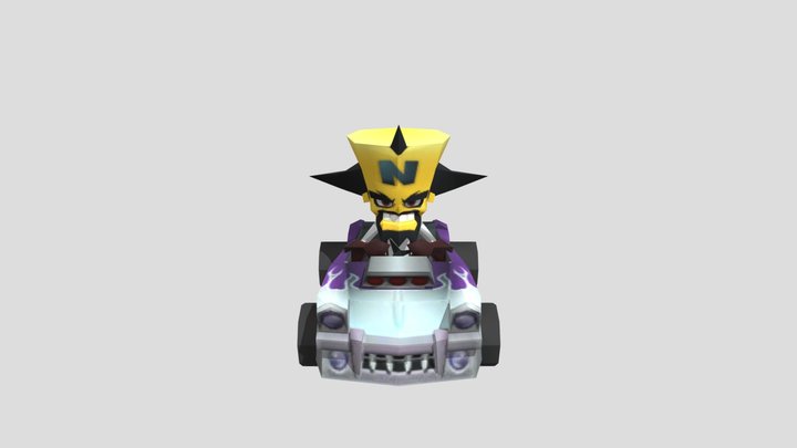 Cortex (Crash Bandicoot Nitro Kart 2) – Modello 3D gratuito STL