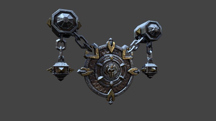 Norse Gong 3D Model