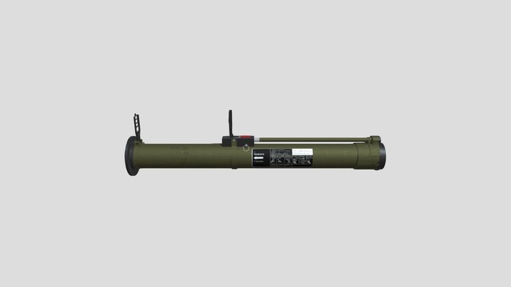 RPG 26 grenade launcher Low-poly 3D Model
