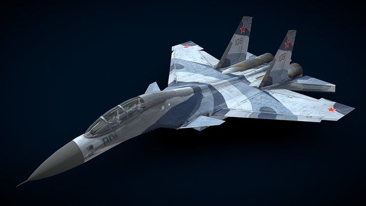 Sukhoi Su-30 flanker c – Free 3D Model STL