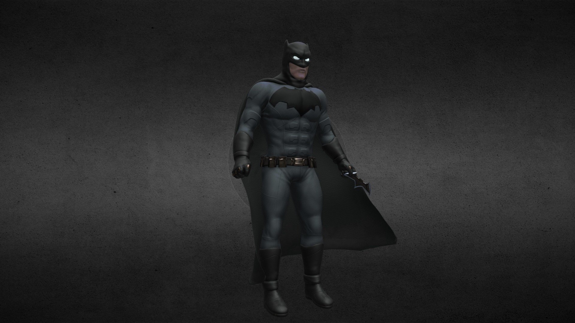 The Batman 3d Model By Diego Ladd [92ca26e] Sketchfab