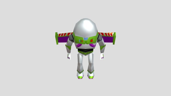 Ps1 Style Buzzlightyear 3D Model