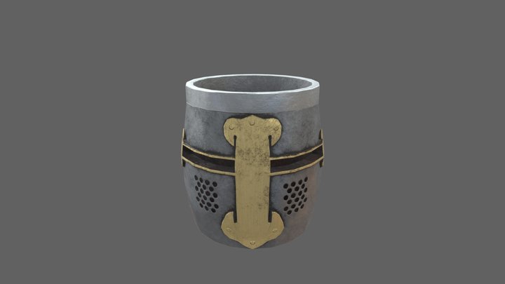 Helmet Mug - Final Competency 3D Model