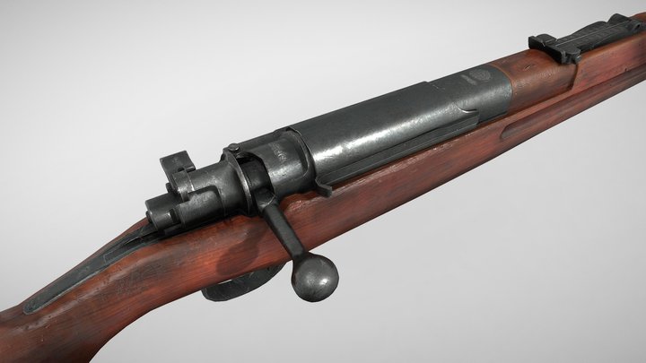 Type 46/66 Siam Mauser 3D Model