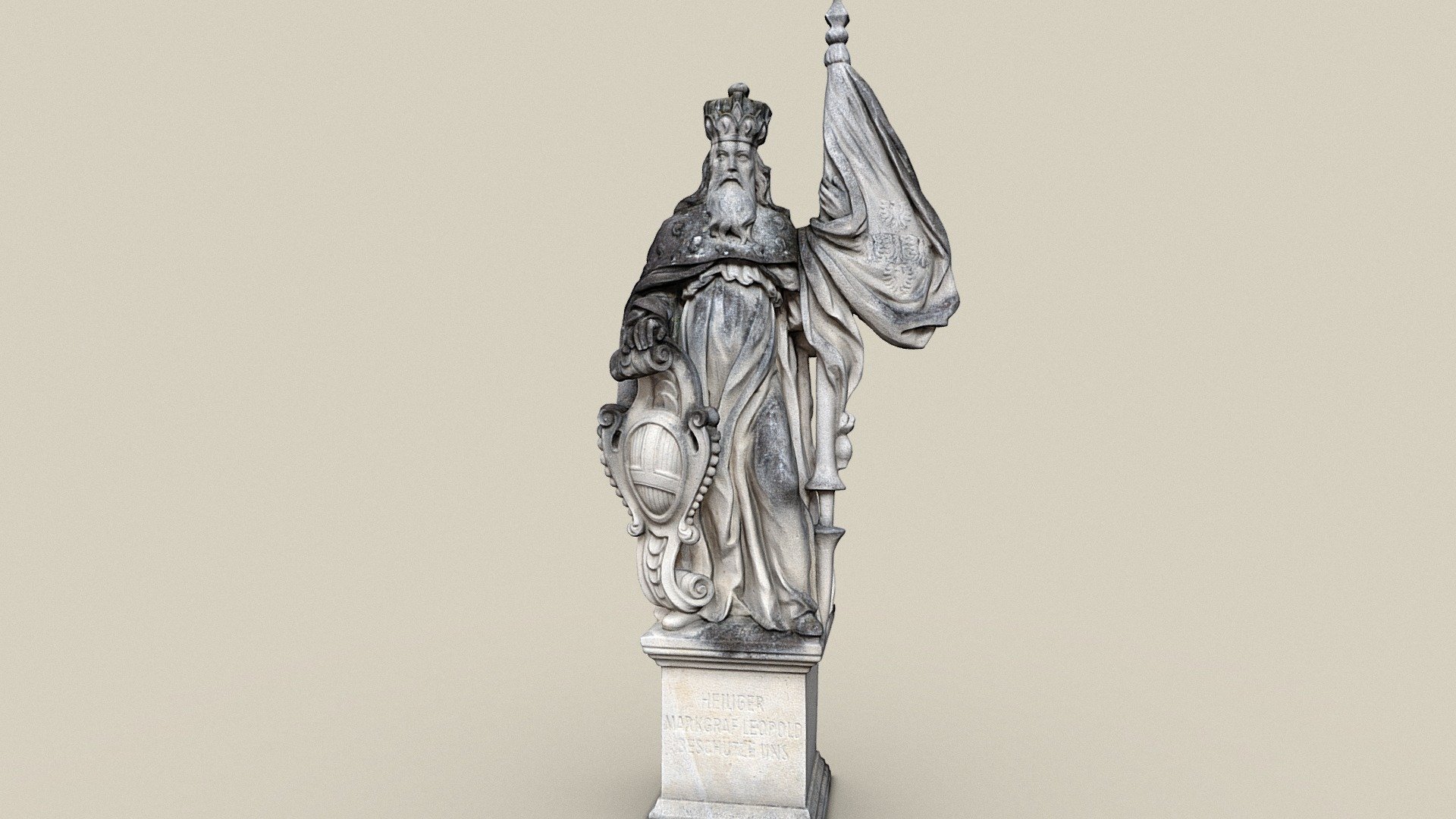 Hl. Leopold — Sketchfab embed 3D viewer