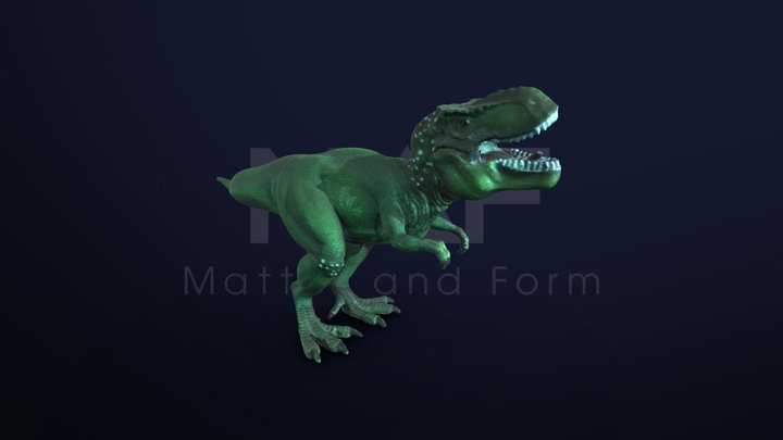 T-Rex Texture Test 2 3D Model
