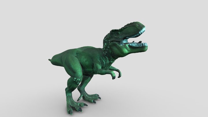 T-Rex Texture Test 2 3D Model