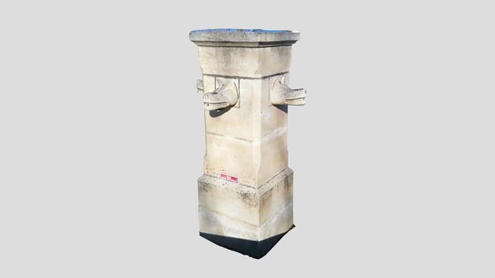 Fontaine d'Huriel 3D Model