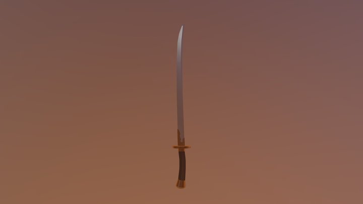 Fantasy sword 3D Model