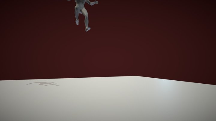 Side Kick Landing 3D Model