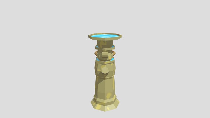 Fontes De Pássaros 3D Model