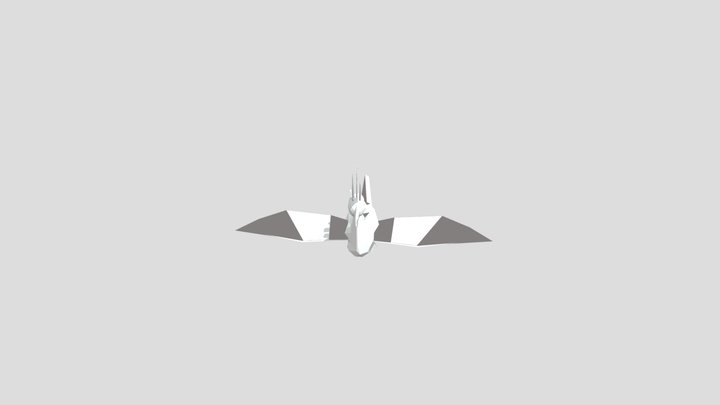 Птица ури ури 3D Model