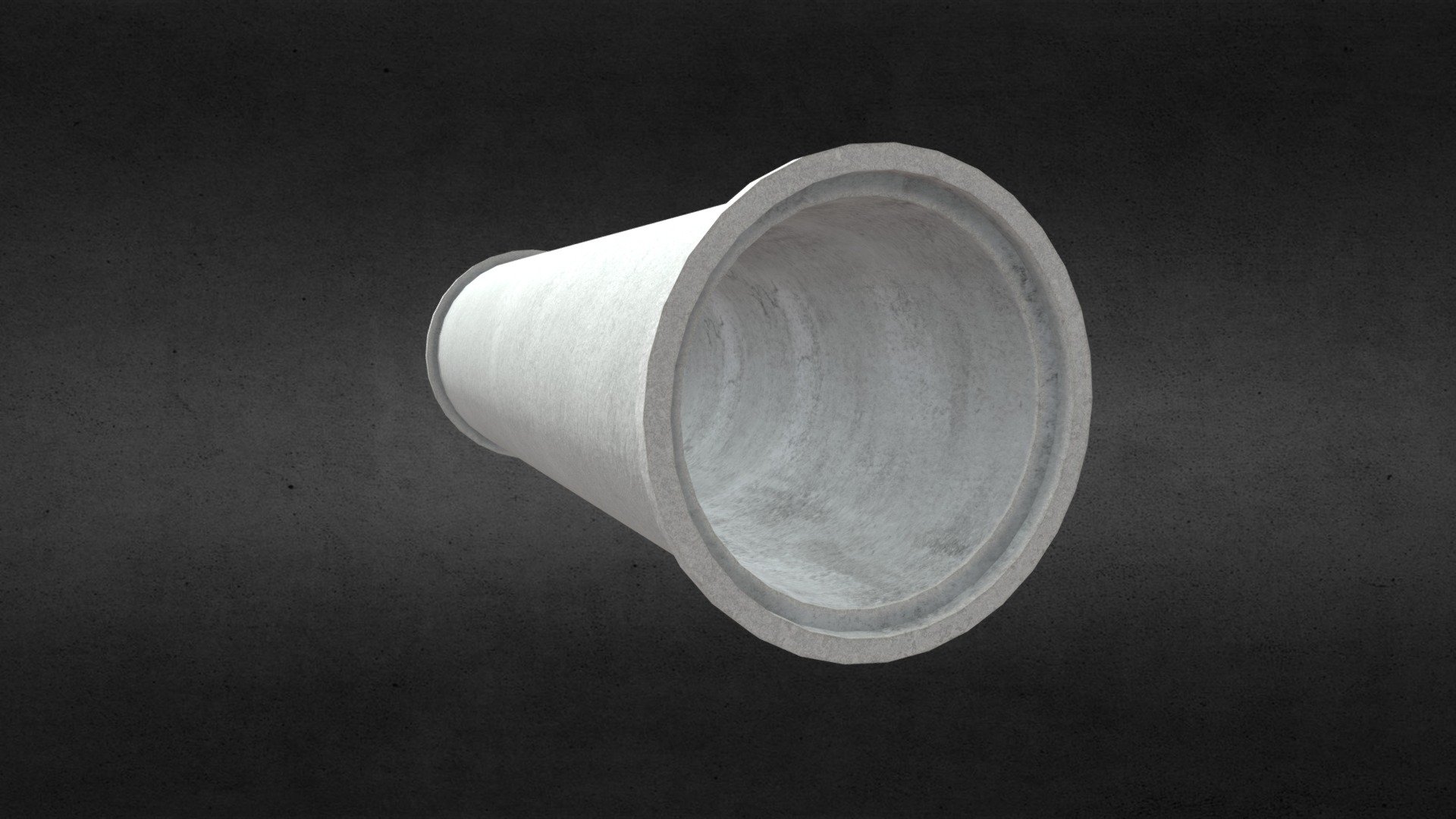 Concrete pipe (Game ready)
