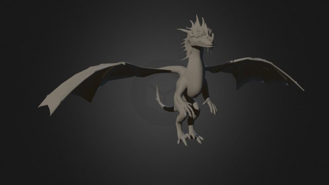 Dragon WIP 3D Model