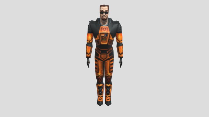 Half- Life - Gordon Freeman 3D Model
