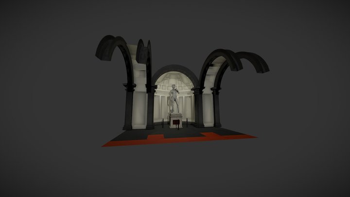 Michelangelo's David 3D Model