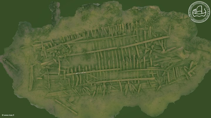 Shipwreck Stora Ångestö (Inkoo) 3D Model
