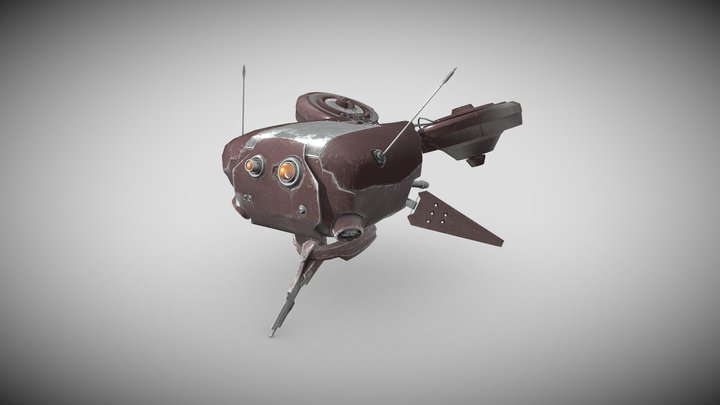 Shank drone ( Destiny fanart) 3D Model
