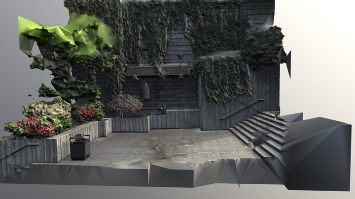 freeway park convention center patio lower 3D Model