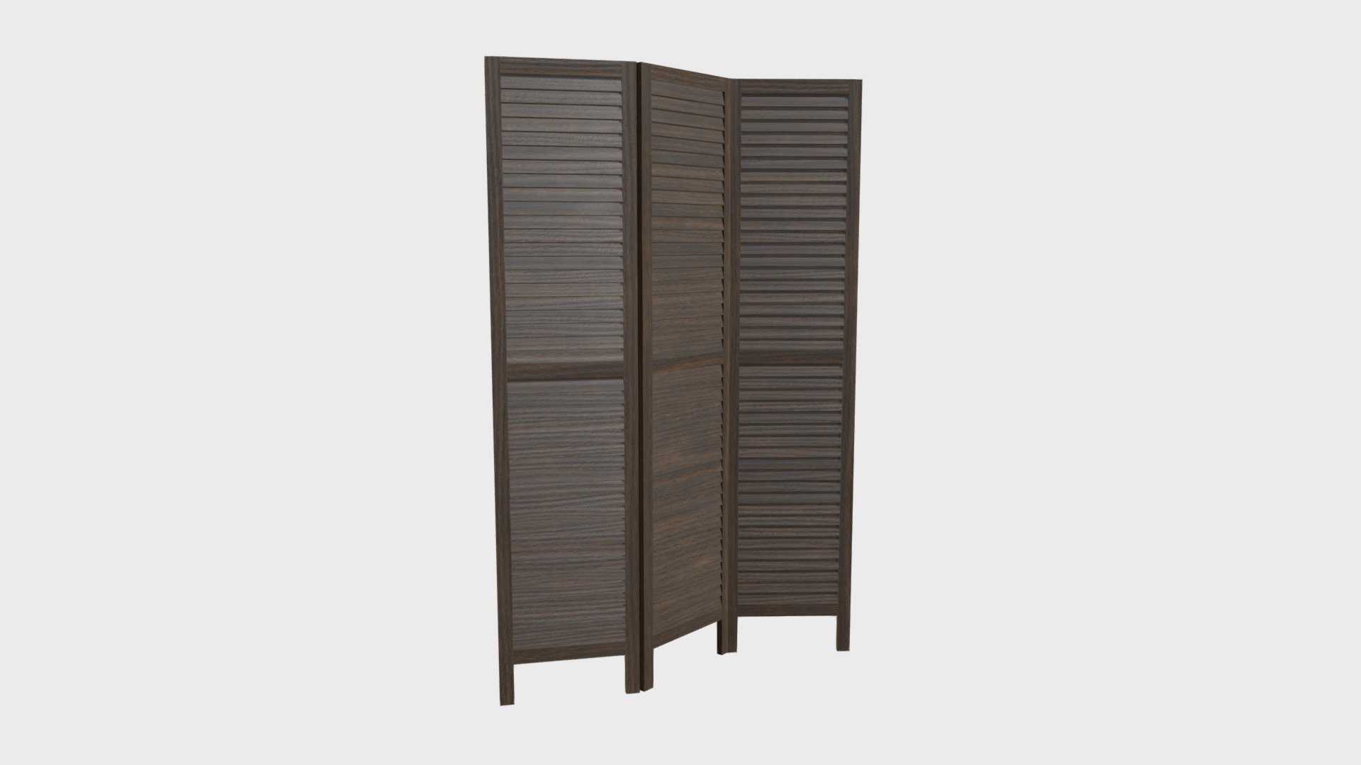 Wood room panel divider