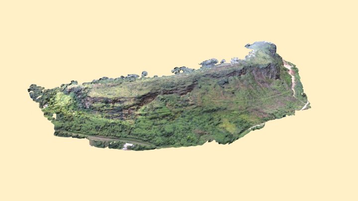 Rajamandala Fm Outcrop - Cikamuning (Extended) 3D Model