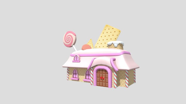 Candy House1 3D Model