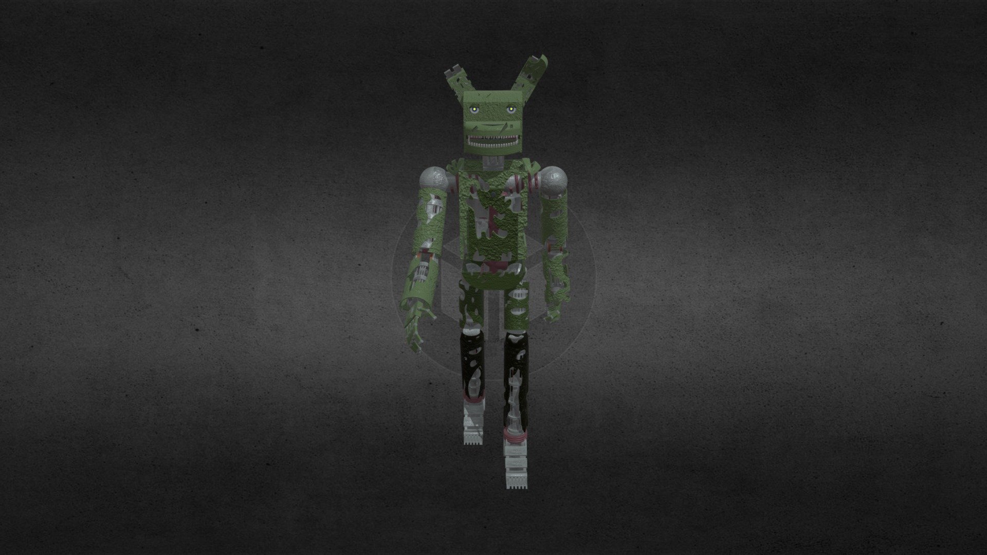Springtrap (New Endo) - Download Free 3D model by BURNIG Springtrap ...