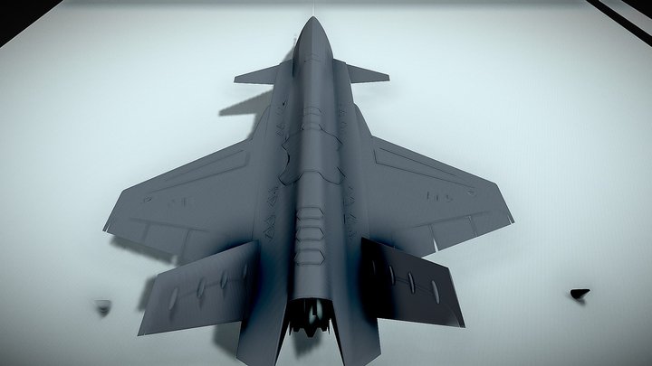 MIUS Kizilelma turkiye Military UCAV 3D Model