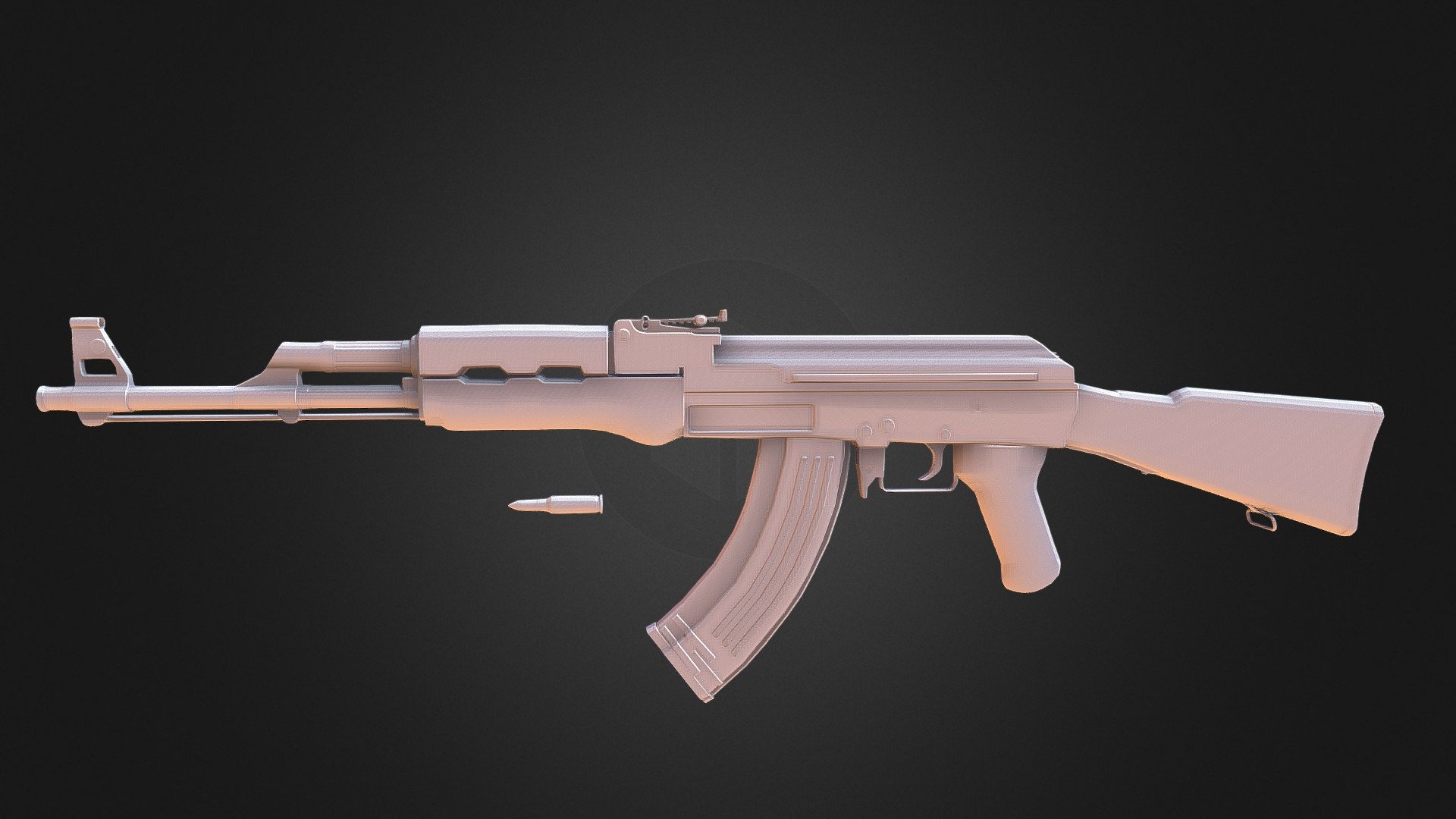 Ak47 - 3d Model By Klaudiuszczajka [92d852c] - Sketchfab