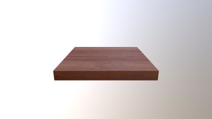 Tabla De Madera TLALI 3D Model