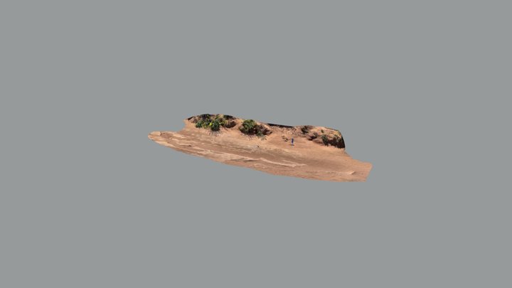 Woolamai quarry side lookout, contact between s… 3D Model